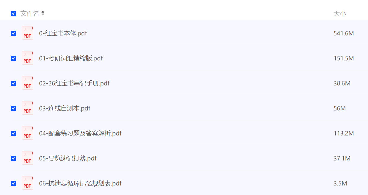2026考研英语红宝书【全套】